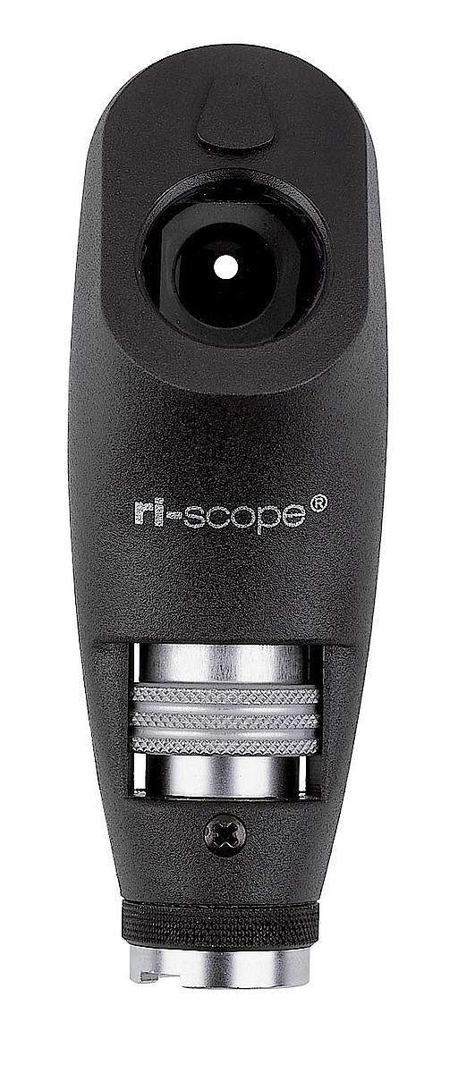 Retinoscopio RIESTER Ri-Vision con Lámpara de Raya/Franja HL 2,5 V., con Mango C para 2-Baterias Alcalinas Tipo C o Ri-Accu