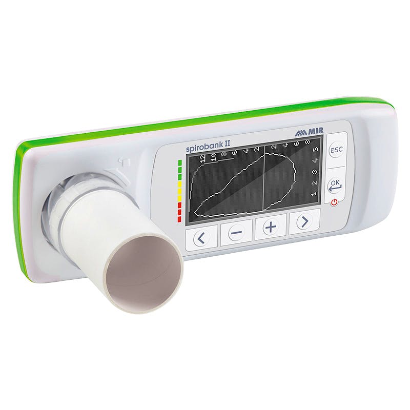 Spirobank II Basic - Espirómetro Preciso, Sencillo y Funcional con Turbina Reusable
