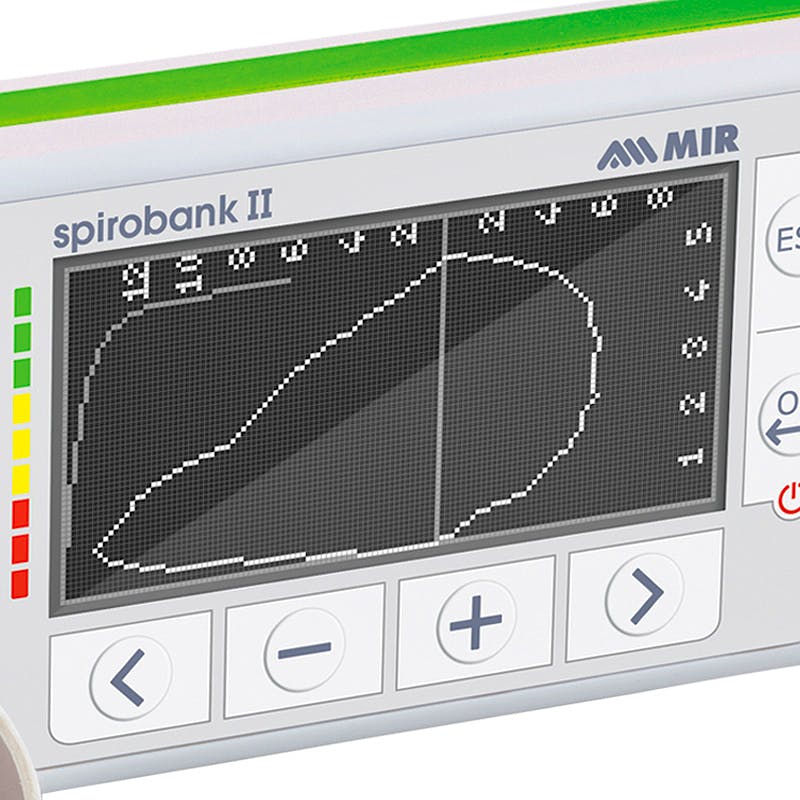 Spirobank II Basic - Espirómetro Preciso, Sencillo y Funcional con Turbina Reusable