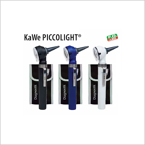 Otoscopio KAWE Piccolight LED F.O. 2,5 V. Color Gris Claro
