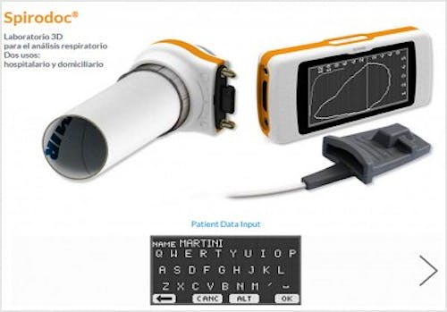 Spirodoc: Espirómetro Completo 'One Touch Easy' Turbina Reusable
