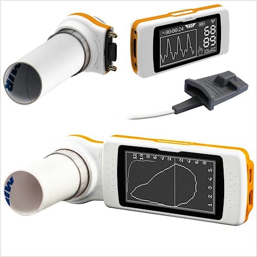 Spirodoc: Espirómetro Completo 'One Touch Easy' Turbina Reusable