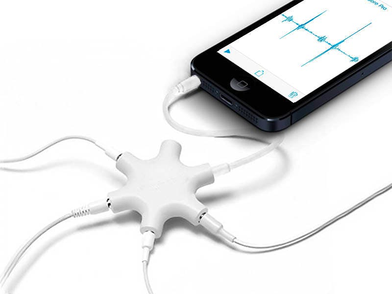 Fonendoscopio Electrónico EKUORE Pro Kit Premium + Campana Pediátrica + Campana Neonatal Kit Enseñanza