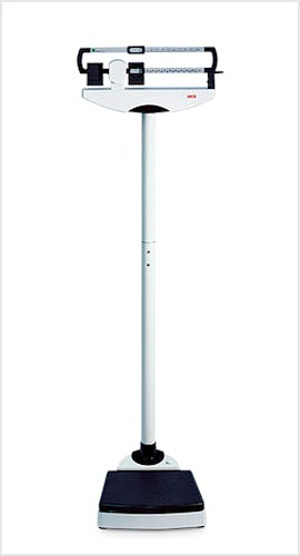 Báscula Mecánica de Columna Clase III SECA Mod. 711 con Tallímetro SECA Mod. 220