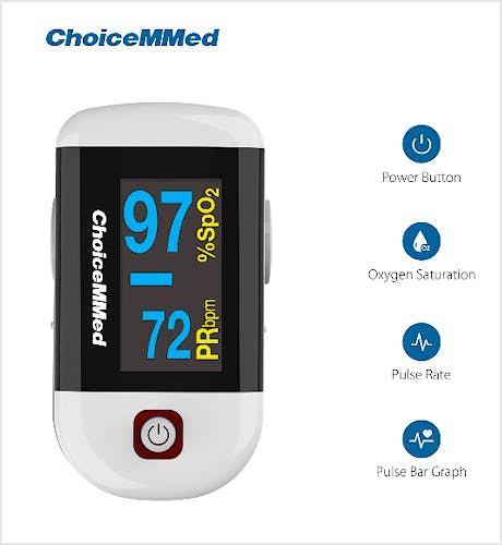 Pulsioxímetro de Dedo CHOICEMMED MD300C22
