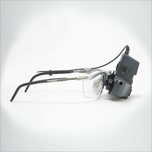 Oftalmoscopio Heine Indirecto Binocular Sigma250 LED sobre Gafa con S-Frame, con Cinta de Fijación y mPack, Depresores, Lupa AR20D, Filtros