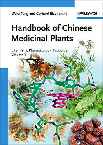 Portada del libro 9783527322268 Handbook of Chinese Medicinal Plants. Chemistry, Pharmacology, Toxicology, 2 Vols.