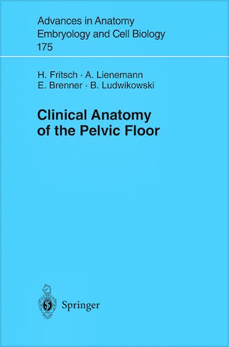 Portada del libro 9783540205258 Clinical Anatomy of the Pelvic Floor (Advances in Anatomy, Embryology and Cell Biology, Vol. 175)