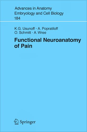 Portada del libro 9783540281627 Functional Neuroanatomy of Pain (Advances in Anatomy, Embryology and Cell Biology, Vol. 184)