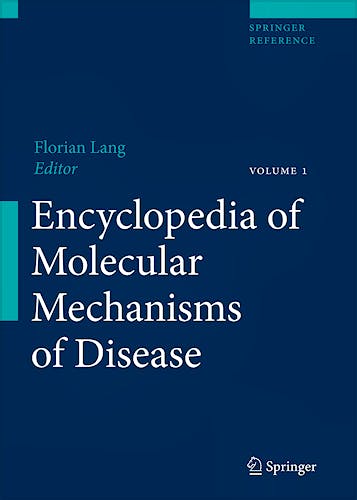 Portada del libro 9783540671367 Encyclopedia of Molecular Mechanisms of Disease, 3 Vols.