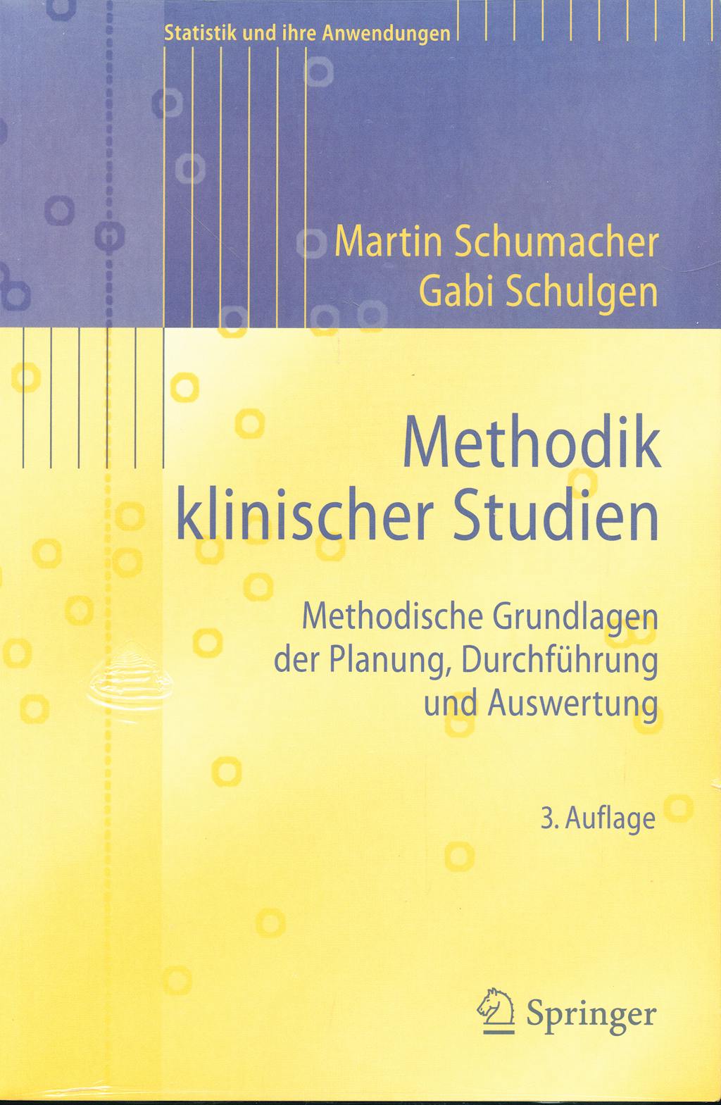 Portada del libro 9783540851356 Methodik Klinischer Studien