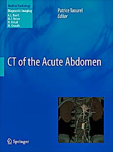 Portada del libro 9783540892311 Ct of the Acute Abdomen (Medical Radiology: Diagnostic Imaging)