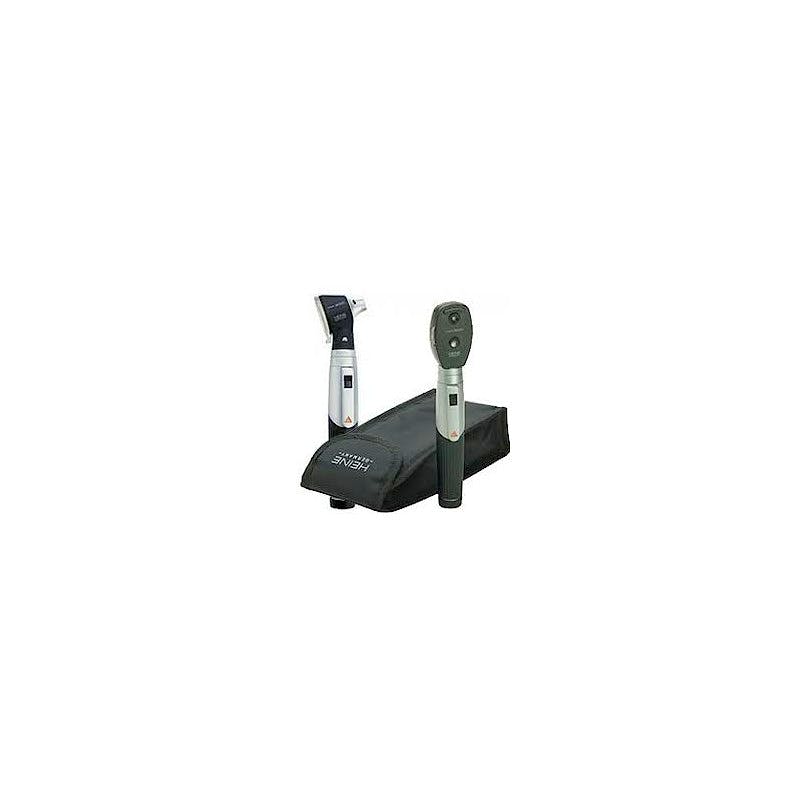 Set Oftalmoscopio-Otoscopio Heine Mini 3000, con 1 Mango a Pilas, en Estuche Blando