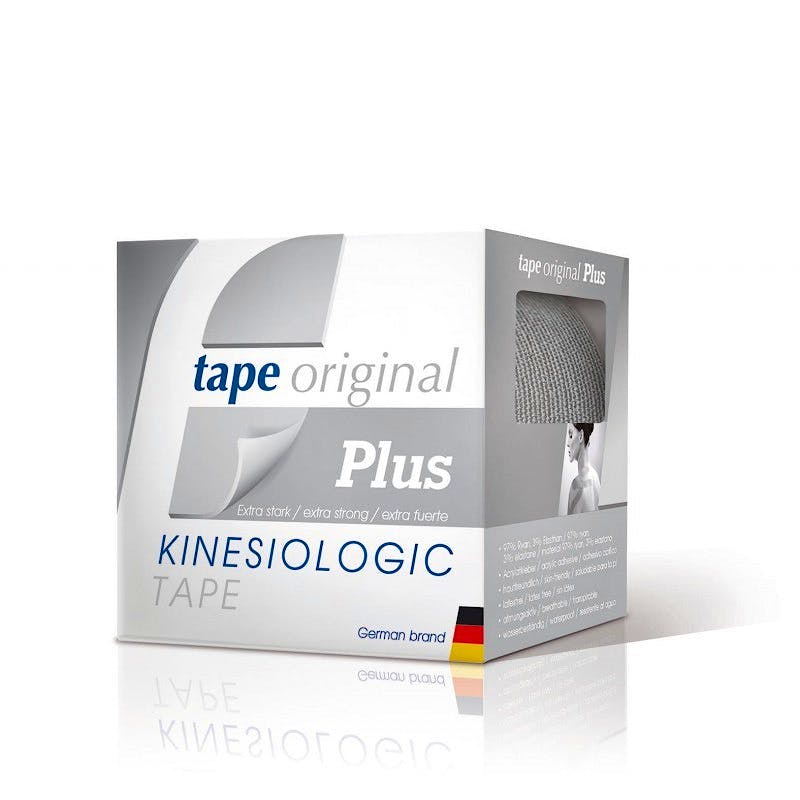 Tape Original Kinesiologic Tape PLUS Plata (5cm X 5m)