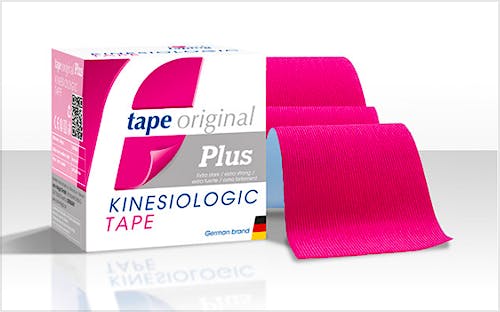 Tape Original Kinesiologic Tape PLUS Rosa, Rollo de 5 cm. x 5 m.