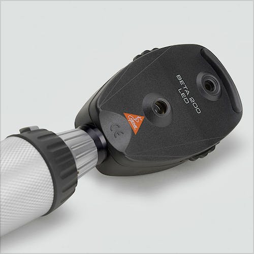 Set Oftalmoscopio-Otoscopio Heine Beta 200 LED F.O., Mango Recargable con Cable USB