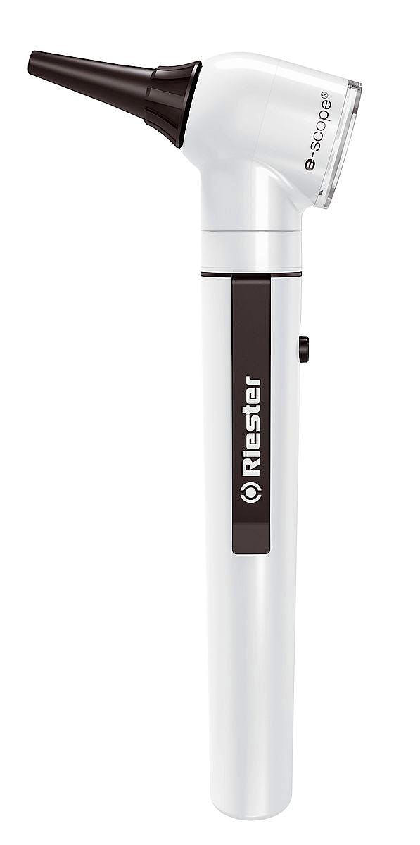 Otoscopio RIESTER E-Scope LED 3,7 V. Blanco (en Estuche)
