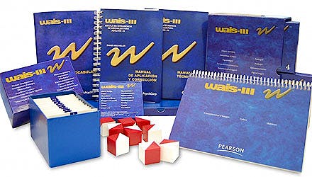 Portada del libro 9783596110704 WAIS III. Bloc de Figuras Incompletas, Cubos y Matrices