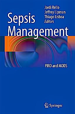 Portada del libro 9783642035180 Sepsis Management. Piro and Mods