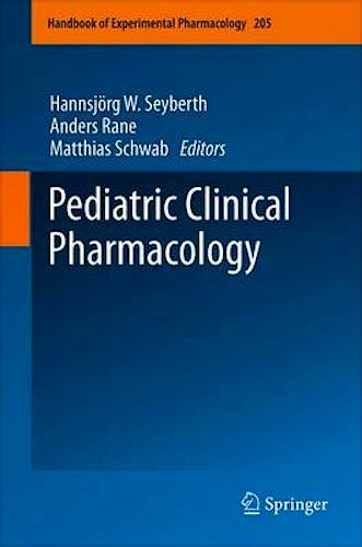 Portada del libro 9783642201943 Pediatric Clinical Pharmacology (Handbook of Experimental Pharmacology, Vol. 205)
