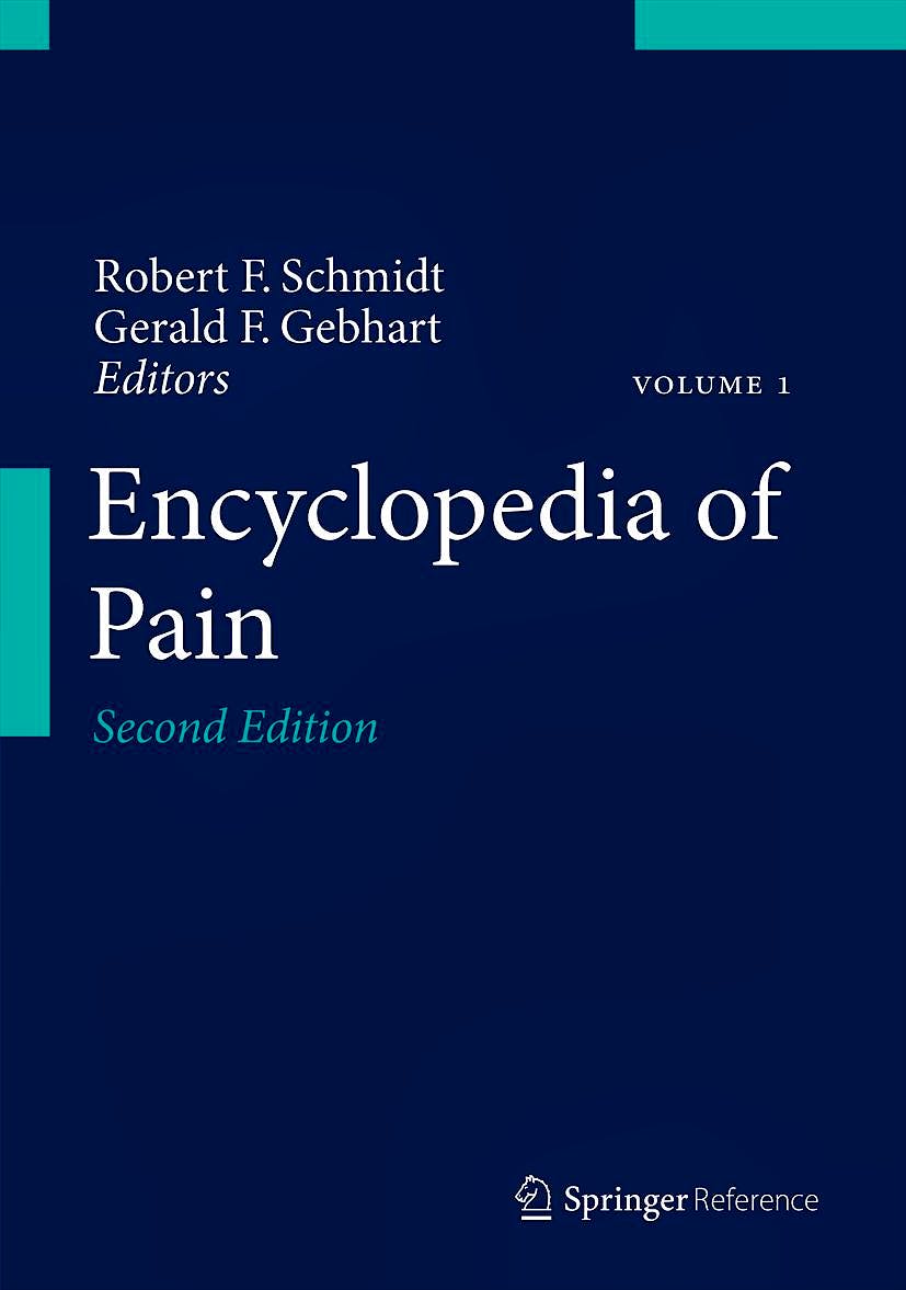 Portada del libro 9783642287541 Encyclopedia of Pain, 7 Vols. + Online Access