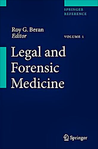Portada del libro 9783642323393 Legal and Forensic Medicine, 3 Vols. + Online Access