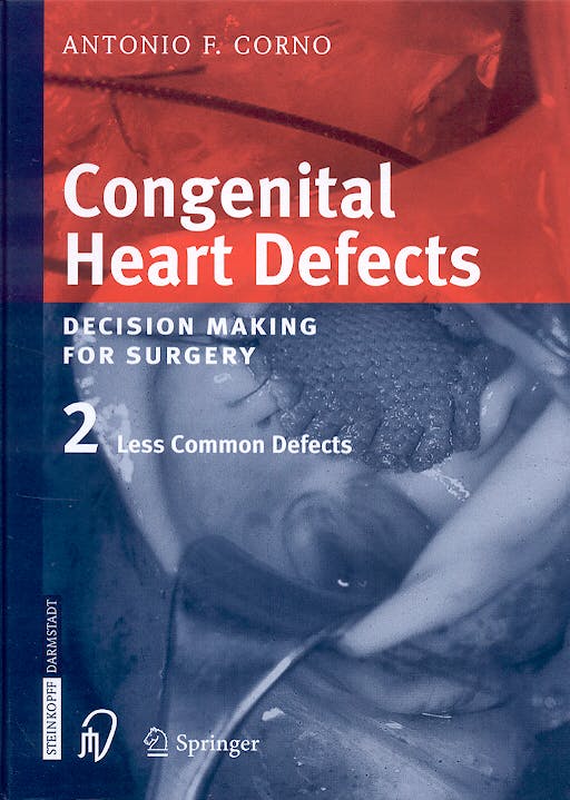 Portada del libro 9783798514232 Congenital Heart Defects: Decision Making for Surgery