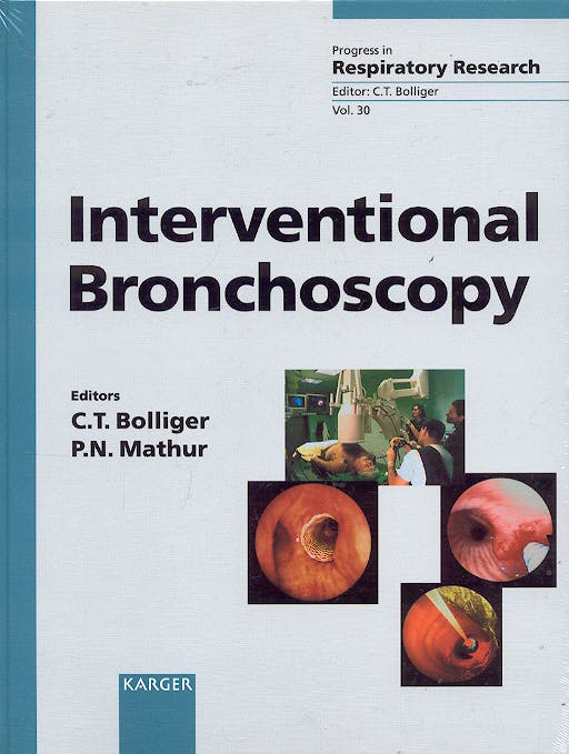 Portada del libro 9783805568517 Interventional Bronchoscopy (Progress in Respiratory Research, Vol. 30)