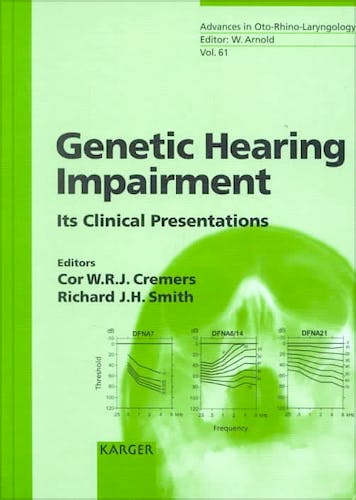 Portada del libro 9783805574495 Genetic Hearing Impairment
