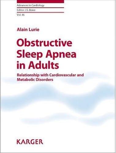 Portada del libro 9783805596459 Obstructive Sleep Apnea in Adults. Relationship with Cardiovascular and Metabolic Disorders