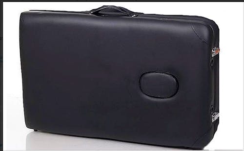 Camilla Plegable Kinefis Supreme Aluminio 2 Cuerpos Ancho 60 Cm (Color Negro)