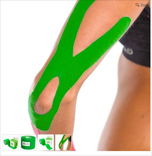 3B Tape Verde Kinesiology Tape, Rollo de 5 cm. x 5 m.