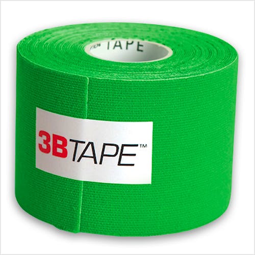 3B Tape Verde Kinesiology Tape, Rollo de 5 cm. x 5 m.