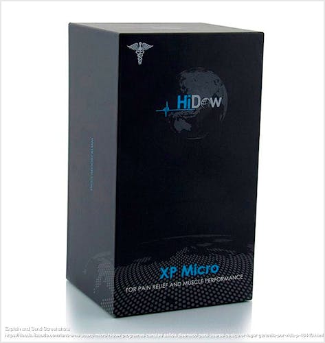 Electroestimulador Tens y Ems Acuxp Micro Hidow con 8 Programas, 2 Canales de Salida, Diseñado para Usarse en Cualquier Lugar + Garantía de por Vida