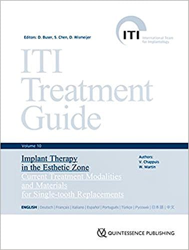 Portada del libro 9783868673432 ITI Treatment Guide, Vol. 10: Implant Therapy in the Esthetic Zone