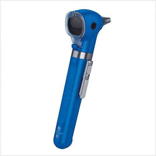 Set Oftalmoscopio-Otoscopio WELCH ALLYN Pocket Plus LED, Color Azul