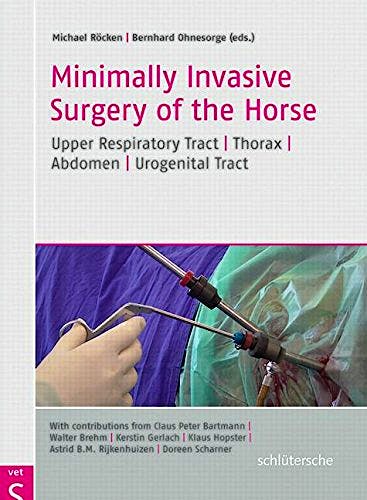 Portada del libro 9783899936803 Minimally Invasive Surgery of the Horse