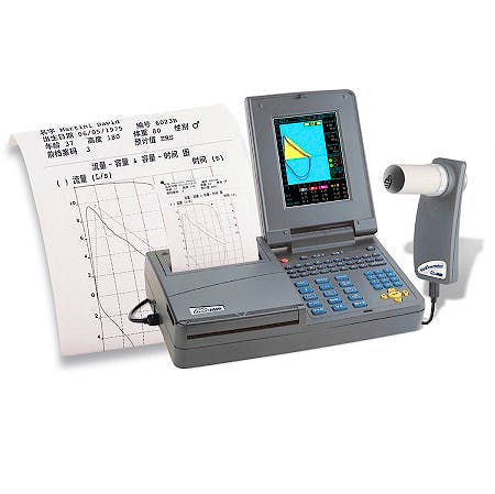 Spirolab III - Espirómetro Portátil con 120 Turbinas Desechables