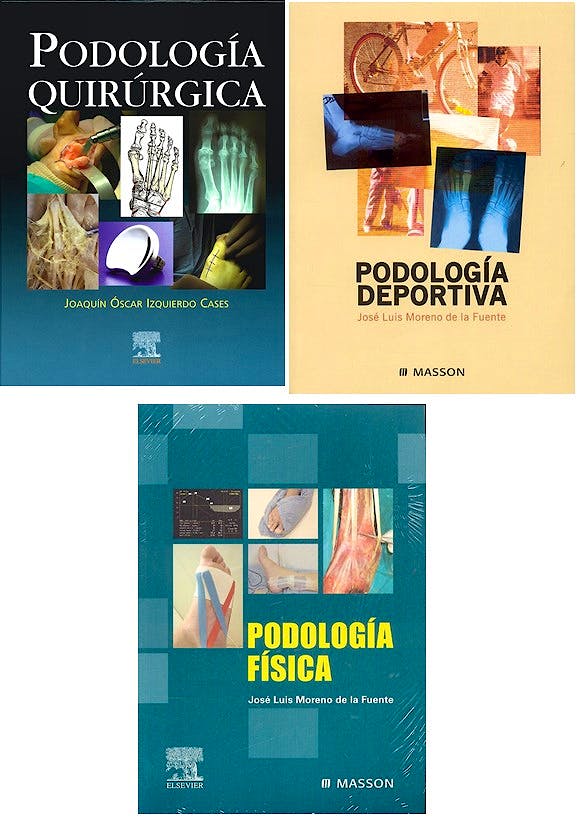 Portada del libro 9783943110395 Podología Quirúrgica + Podología Deportiva + Podología Física (Pack Oferta)