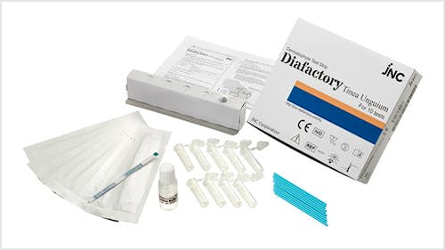 Diafactory: Primer Test Rápido en la Detección de Hongos Dermatofitos (10 Tiras Reactivas)