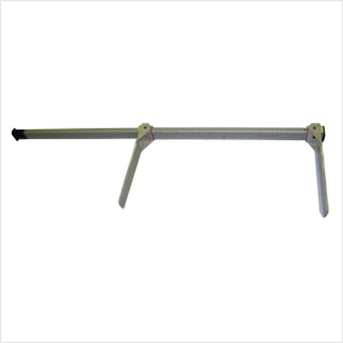 Tallímetro Pediátrico ASIMED T100, Fabricado en Aluminio, Indicador Abatible, Escala 15-100 cm., División 0,1 cm.