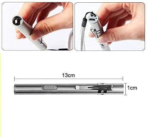 Linterna Exploración Led Recargable USB + Cable USB