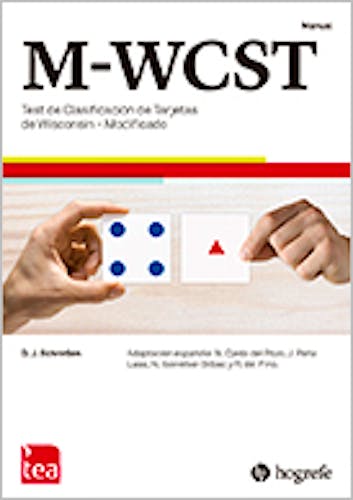 Portada del libro 9784800290632 M-WCST. Test de Clasificación de Tarjetas de Wisconsin - Modificado (Kit Corrección, Incluye: 25 Hojas de anotación, Pin 25 Usos)