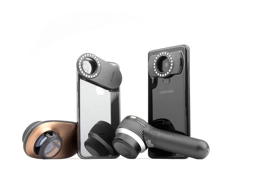 Adaptador Universal Dermlite Para Smartphone Y Tablet