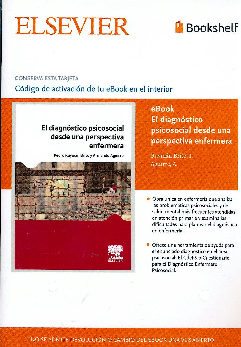 Portada del libro 9785490225454 El Diagnostico Psicosocial desde una Perspectiva Enfermera (Ebook)