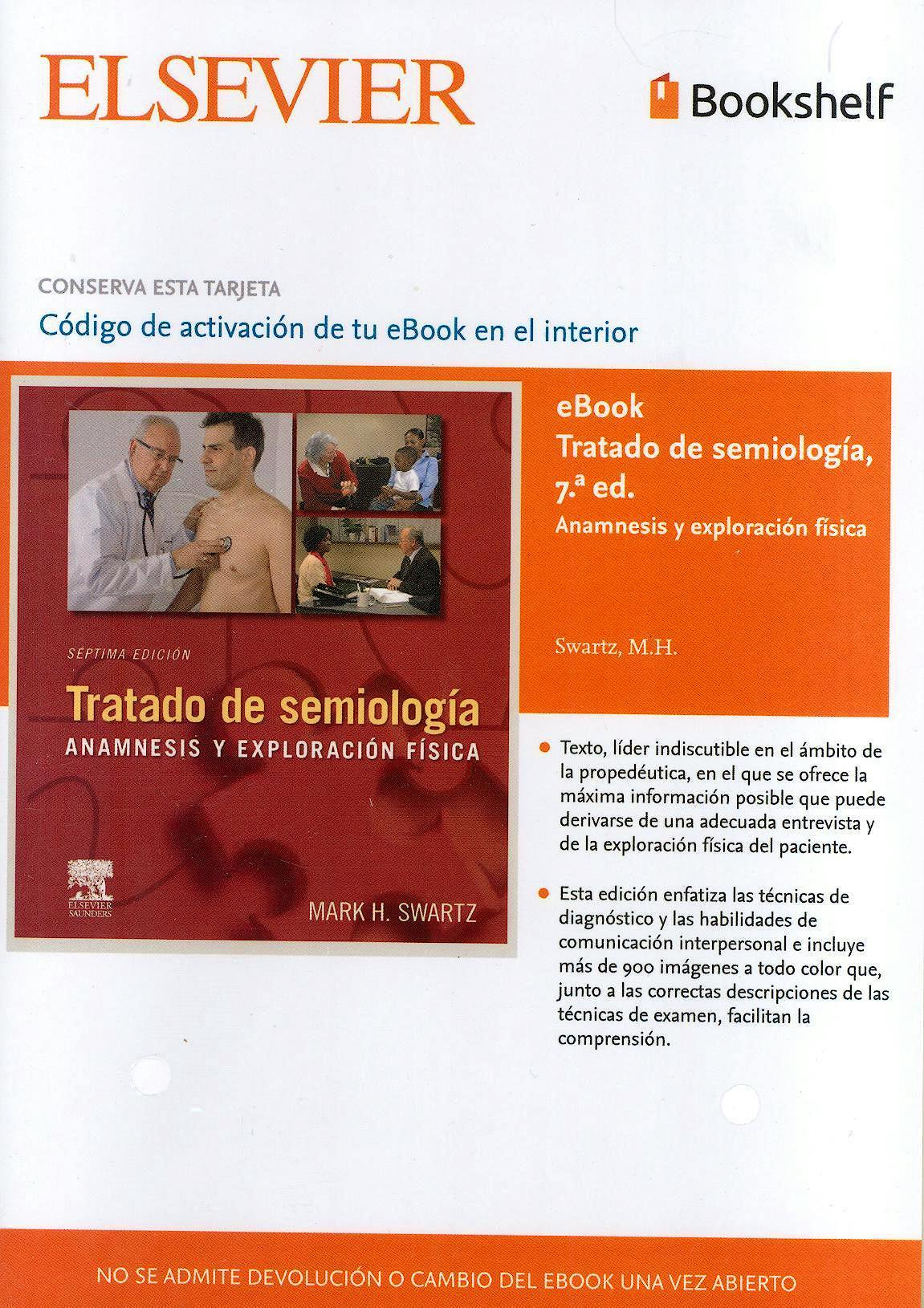 Portada del libro 9785490228165 Tratado de Semiología. Anamnesis y Exploración (E-Book)