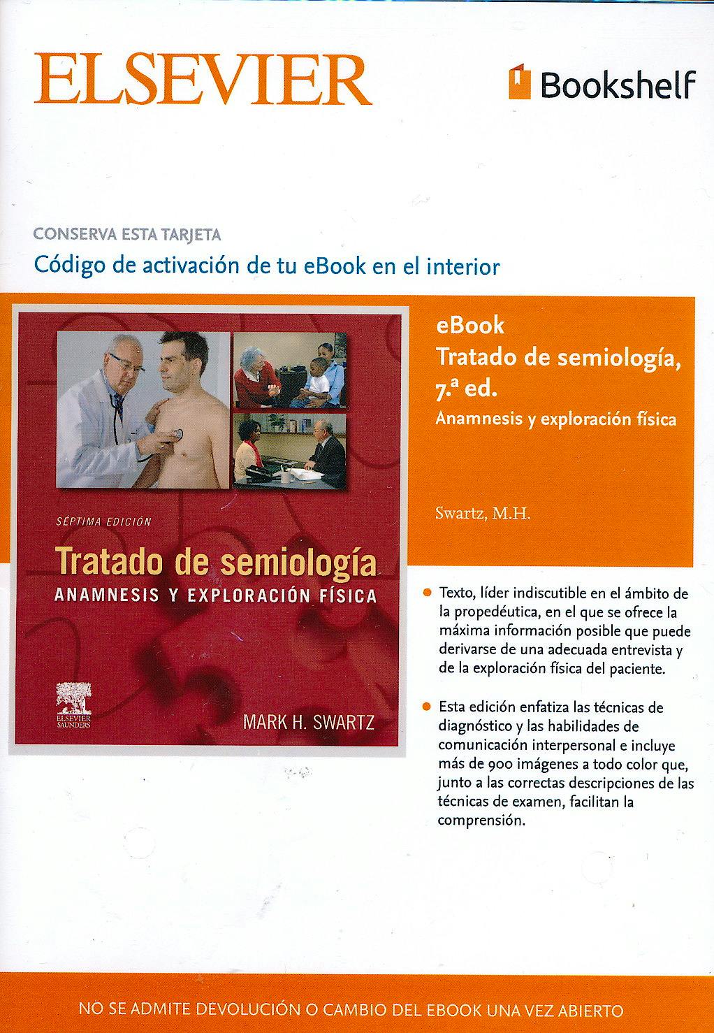 Portada del libro 9785490228165 Tratado de Semiología. Anamnesis y Exploración (E-Book)