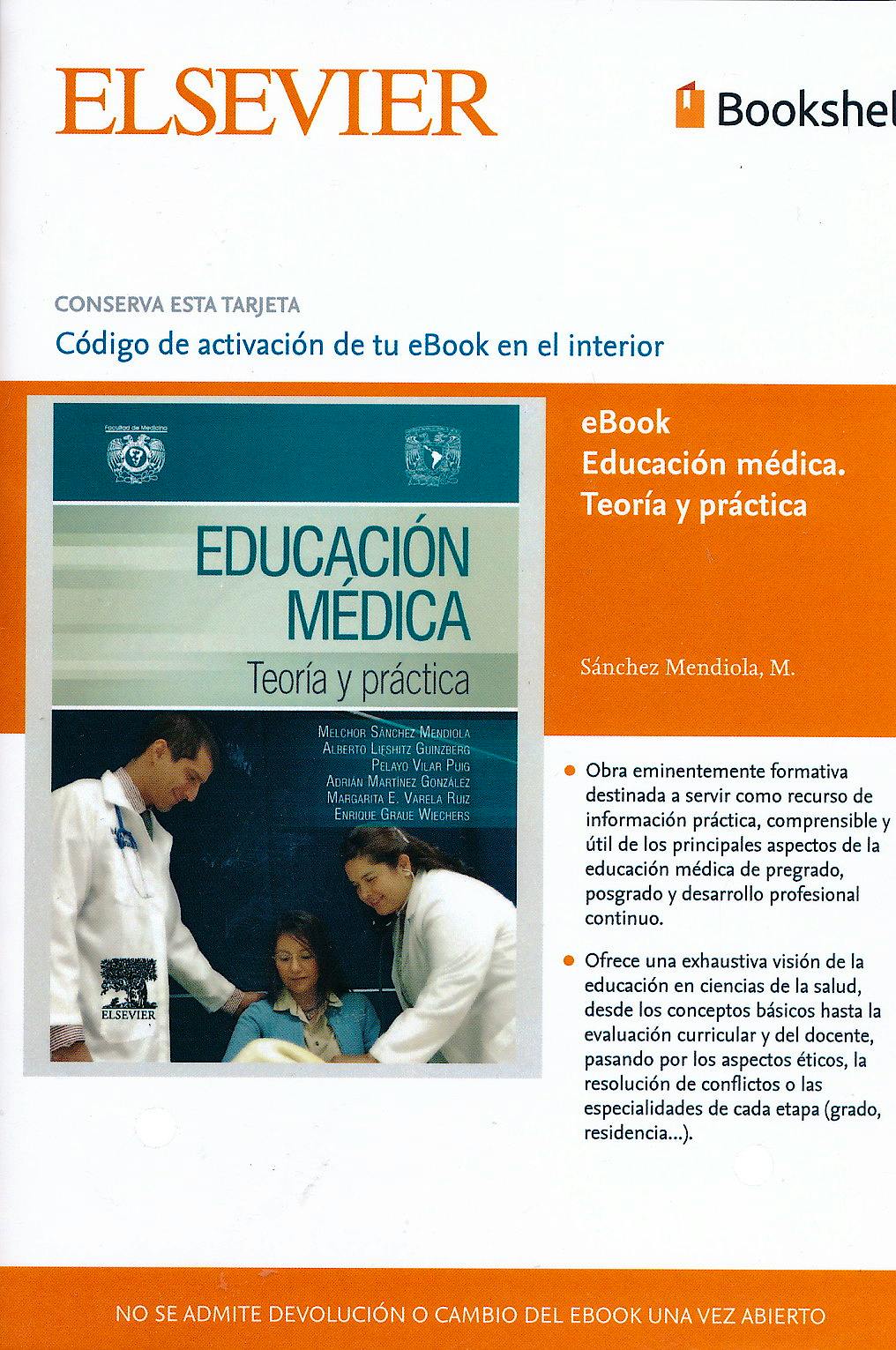 Portada del libro 9785490229650 Educacion Medica. Teoria y Practica (Ebook)