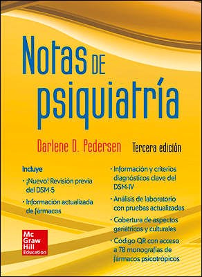 Portada del libro 9786071509611 Notas de Psiquiatria