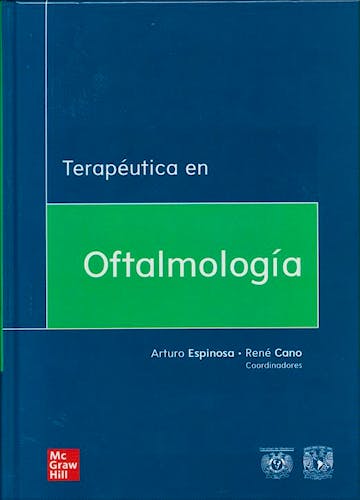 Portada del libro 9786073015684 Terapéutica en Oftalmología